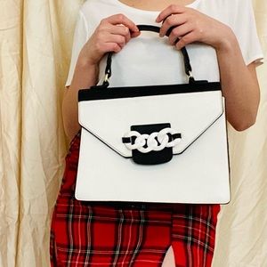 Black and White Handbag